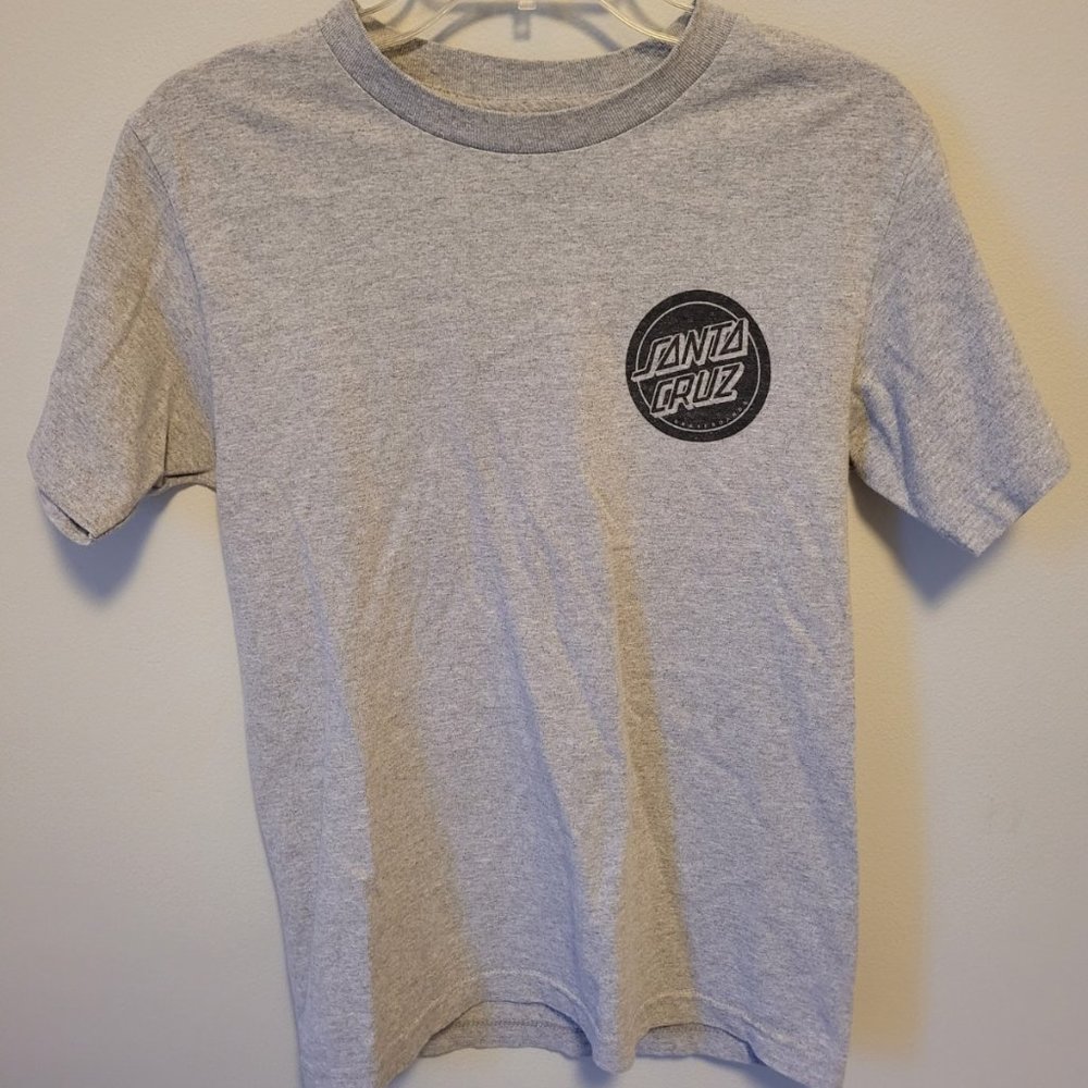 Santa Cruz Grey Short Sleeve T-Shirt